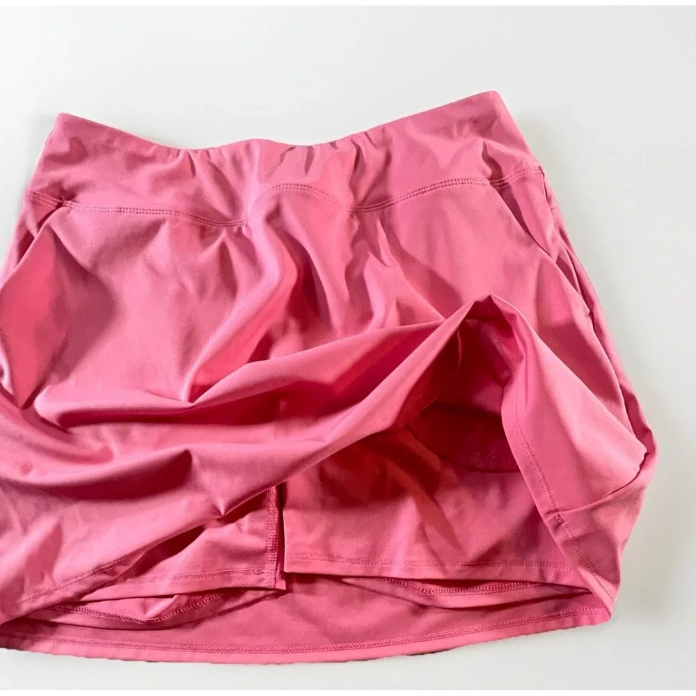 Tommy Bahama Golf Skort Women's M Pink Stretch Athletic Skirt  Shorts‎ Pockets